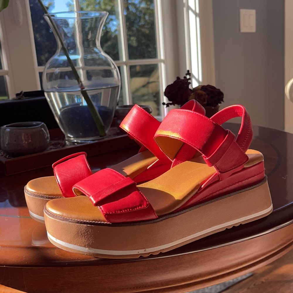 Caslon Platform Sandals, multi colored